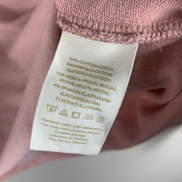 Free People Dusty Pink Collared Long Sleeve sz. XS - Picture 5 of 8